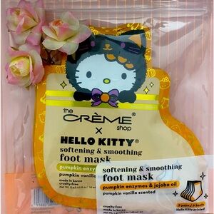 Hello‎ Kitty foot mask pumpkin